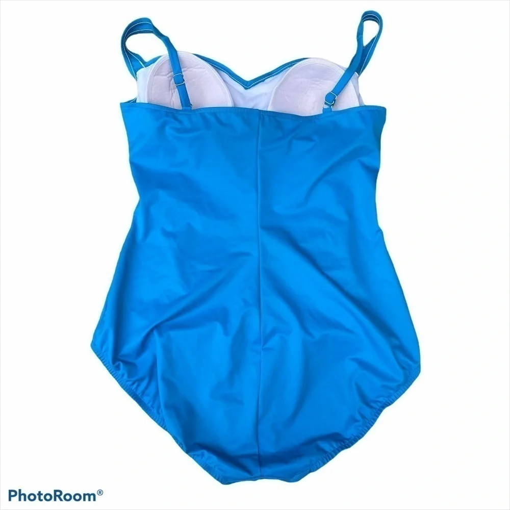 Miraclesuit Trimshaper ruched one piece swimsuit